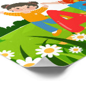 Alphabet & Numbers Bildung Poster (Ecke)