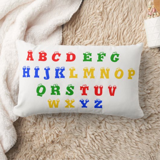 Alphabet & Nummern 1-10 Kissen (Decke)