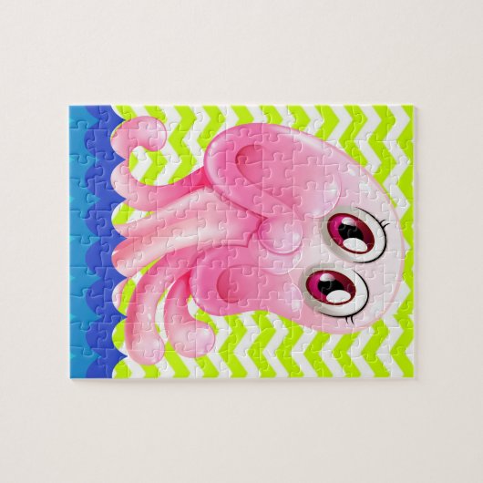 Alphabet O für Octopuspuzzle mit Geschenkboxen Puzzle (Horizontal)