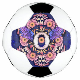 Alphabet O mandala Fußball