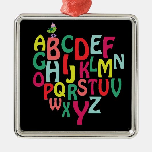 Alphabet Ornament Aus Metall (Vorne)