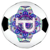 Alphabet P mandala Fußball (Gedreht)