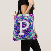 Alphabet P mandala Tasche (Von Nahem)