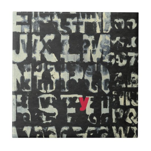 Alphabet Painting von Norman Wyatt Fliese (Vorderseite)