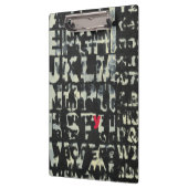 Alphabet Painting von Norman Wyatt Klemmbrett (Links)