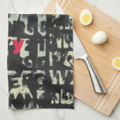 Alphabet Painting von Norman Wyatt Küchentuch (Viertel Falte)