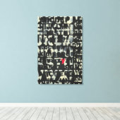 Alphabet Painting von Norman Wyatt Leinwanddruck (Insitu (Holzboden))