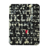 Alphabet Painting von Norman Wyatt Magnet (Vertikal)