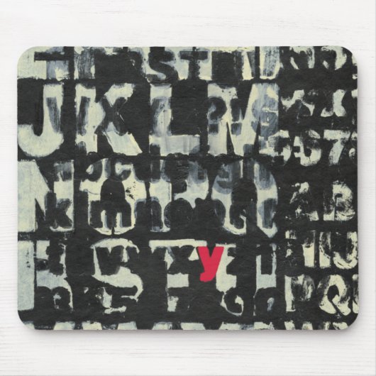 Alphabet Painting von Norman Wyatt Mousepad (Vorne)
