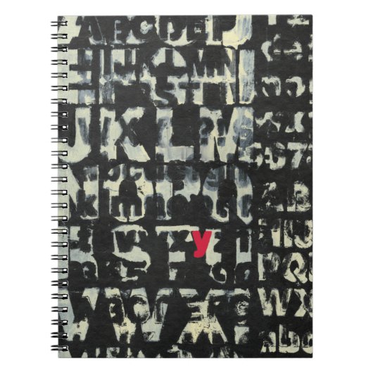 Alphabet Painting von Norman Wyatt Notizblock (Vorderseite)