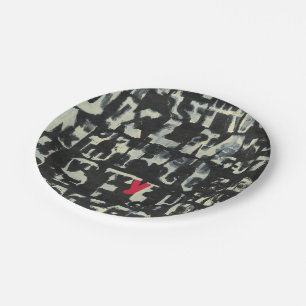 Alphabet Painting von Norman Wyatt Pappteller