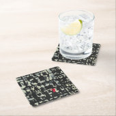 Alphabet Painting von Norman Wyatt Rechteckiger Pappuntersetzer (Vor Ort)