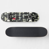 Alphabet Painting von Norman Wyatt Skateboard (Horizontal)
