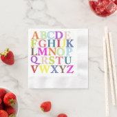 Alphabet Paper Napkin Serviette (Beispiel)