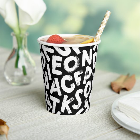 Alphabet Pappbecher (In Situ)