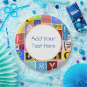 Alphabet Pappteller (Party)