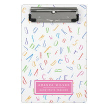 Alphabet Pattern - Lehrer/Lehrer