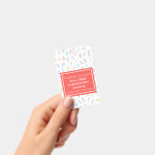 Alphabet Pattern - Name des Grundschullehrers Ausweis (Handheld)