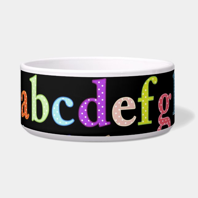 Alphabet Pet Bowl Napf (Links)