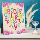 Alphabet Plaque Fotoplatte (Seite)