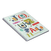 Alphabet Playground Notebook Notizblock (Rechte Seite)