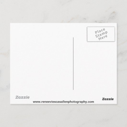 Alphabet Postcard Postkarte (Rückseite)