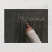 Alphabet Postcard Postkarte (Vorderseite)