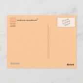 Alphabet Postcard Postkarte (Rückseite)