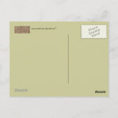 Alphabet Postcard Postkarte (Rückseite)