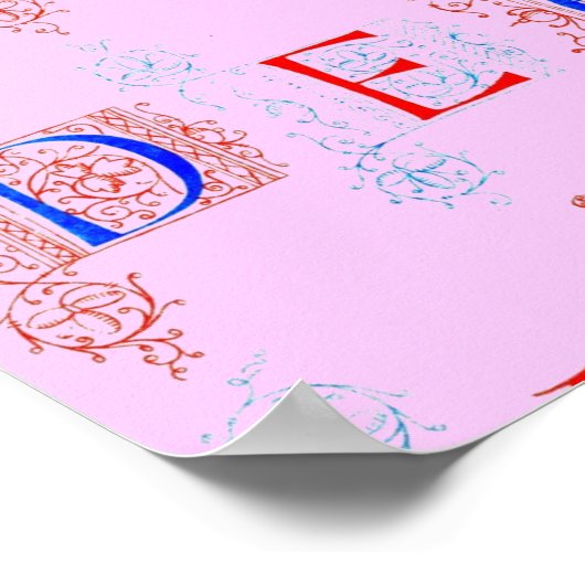 Alphabet Poster (Ecke)