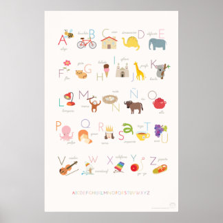 Alphabet Poster