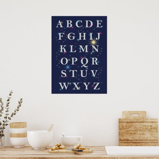 Alphabet Poster (Küche)