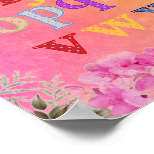 Alphabet Poster (Ecke)