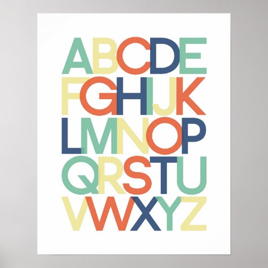 Alphabet Poster (Vorne)