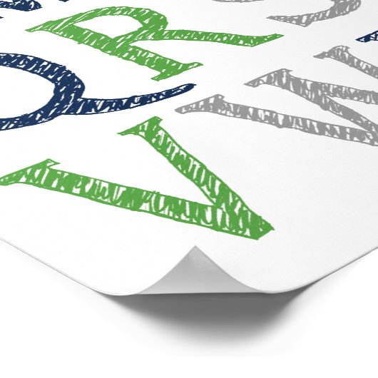 Alphabet Poster (Ecke)