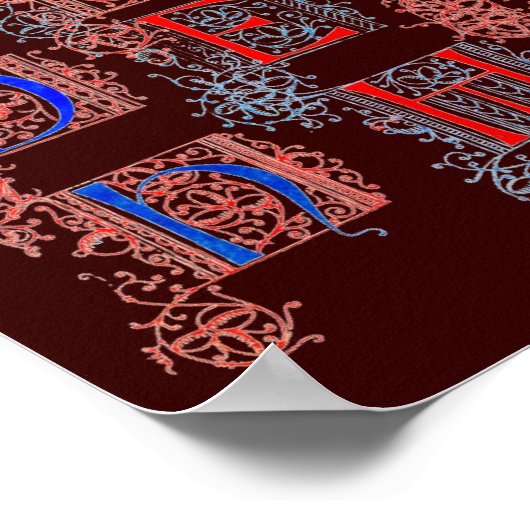 Alphabet Poster (Ecke)