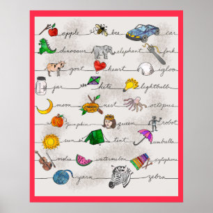 Alphabet Poster