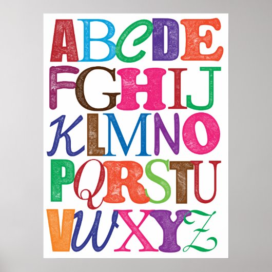 Alphabet Poster (Vorne)