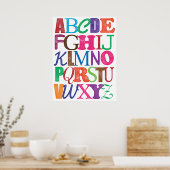 Alphabet Poster (Küche)