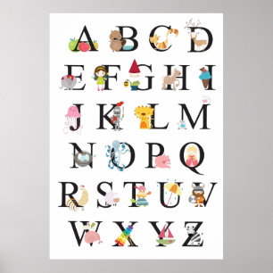Alphabet Poster