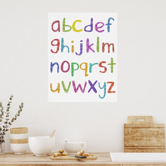 Alphabet - Poster (Küche)