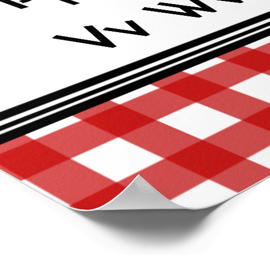 Alphabet Poster (Ecke)