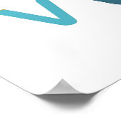 Alphabet Poster in Erdfarben (Ecke)