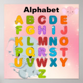 Alphabet-Poster Poster (Vorne)