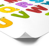 Alphabet-Poster Poster (Ecke)