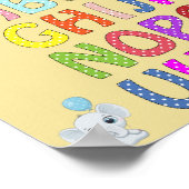 Alphabet-Poster Poster (Ecke)