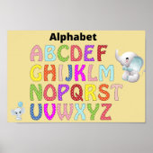 Alphabet-Poster Poster (Vorne)