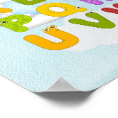 Alphabet-Poster Poster (Ecke)