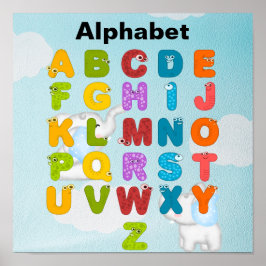 Alphabet-Poster Poster