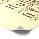 Alphabet-Poster Poster (Ecke)